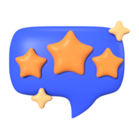 Product Review 3D Illustration Icon png