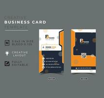 corporativo profesional negocio tarjeta modelo diseño. vector