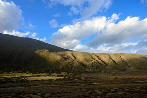 Spectacular scenery in the high mountains of western Sichuan, China photo