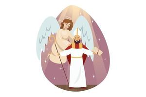 St. Isidores day, religion, christianity, bible concept vector