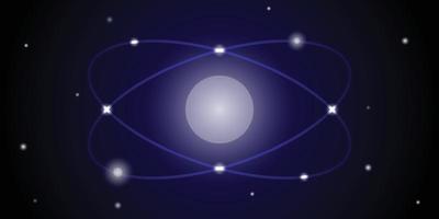 Abstract gradient white dot on gradient blue background vector