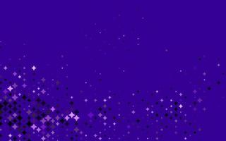 Light Purple vector layout with bright stars.