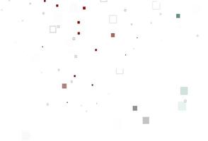 Light Red vector pattern with crystals, rectangles.