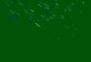 patrón de vector azul claro, verde con líneas estrechas.