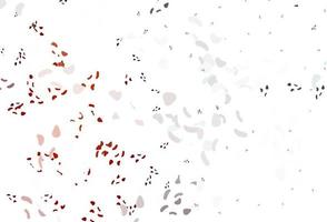 Light red vector backdrop with abstract shapes.