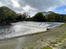 A view of the Weir on the River Severn at Shrewsbury photo