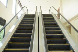 escalator stairs inside star hotel photo