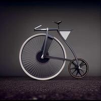 bicicleta inspirado por el imagen tiro de llave generativo ai foto