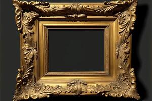 old masters floral frame. photo