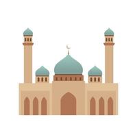 musulmán mezquita vector ilustración