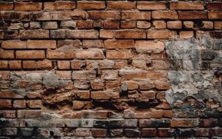 Old brick wall texture background. Old brick wall texture background. Grunge brick wall background. photo