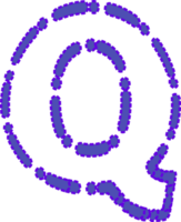 contour points alphabet des lettres illustration png