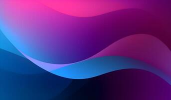 gradient purple, blue wavy dynamic abstract background. photo