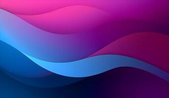 gradient purple, blue wavy dynamic abstract background. photo