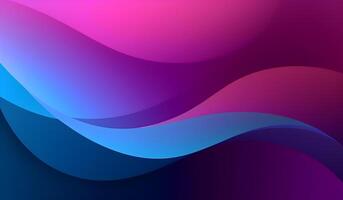 gradient purple, blue wavy dynamic abstract background. photo