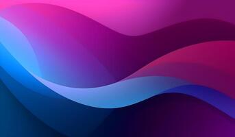 gradient purple, blue wavy dynamic abstract background. photo