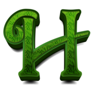 greeny alfabeto lettere png