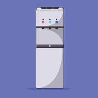 Water Dispenser Vector Icon Illustration with Outline for Design Element, Clip Art, Web, Landing page, Sticker, Banner. Flat Cartoon Style