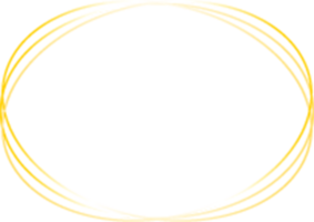 Gold Kreis Rand png