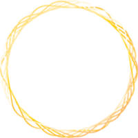 oro circulo frontera png