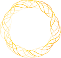 oro circulo frontera png