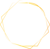 Gold circle border png