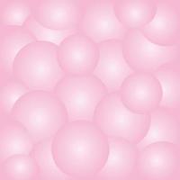 pink balloons soap bubbles abstract background cute gentle EPS10 vector