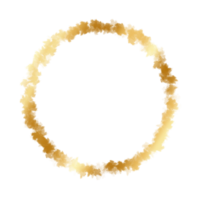 golden Kreis Rand png