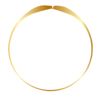 dourado círculo png