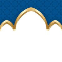 d'or islamique frontière png