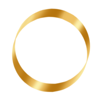 d'oro cerchio confine png