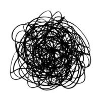 hand drawn scribble sketch circle object. Tangled grungy round scribble. isolated on white background. doodle vector illustration