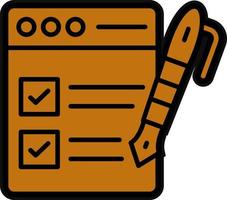 Task List Vector Icon Design