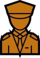 Security Guard Vector Icon Design