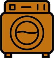 Washing Machine Vector Icon Design