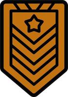 Army Chevron Vector Icon Design