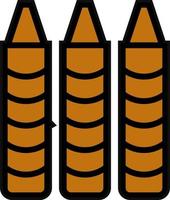 Crayons Vector Icon Design