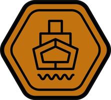Dock Vector Icon Design