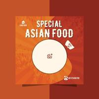 special restaurant food menu flyer vector
