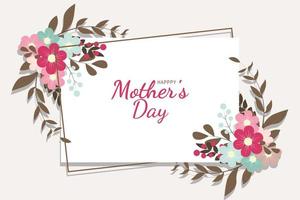 Mothers Day background. vector