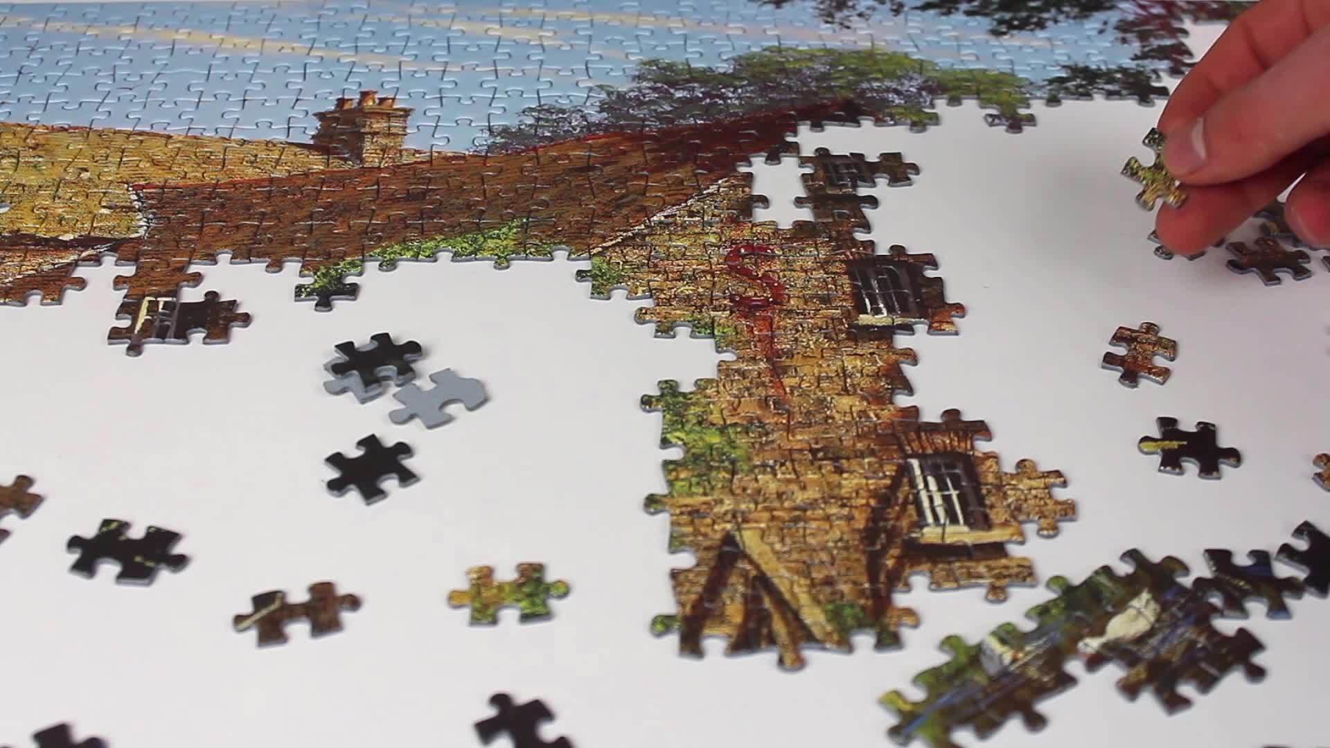 Puzzle pieces that come together to form a whole, the correct puzzle