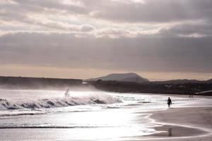 Scenic view of the beach photo