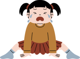 kid tantrum illustration png