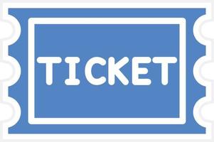 Ticket Vector Icon Design