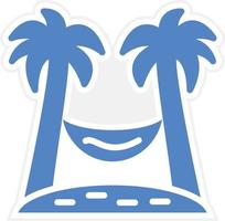Hammock Vector Icon Design
