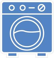 Washing Machine Vector Icon Design