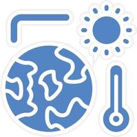 Global Warming Vector Icon Design
