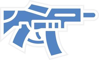 Machine Gun Vector Icon Design