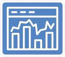 Web Analytics Vector Icon Design