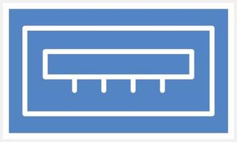 USB port Vector Icon Design